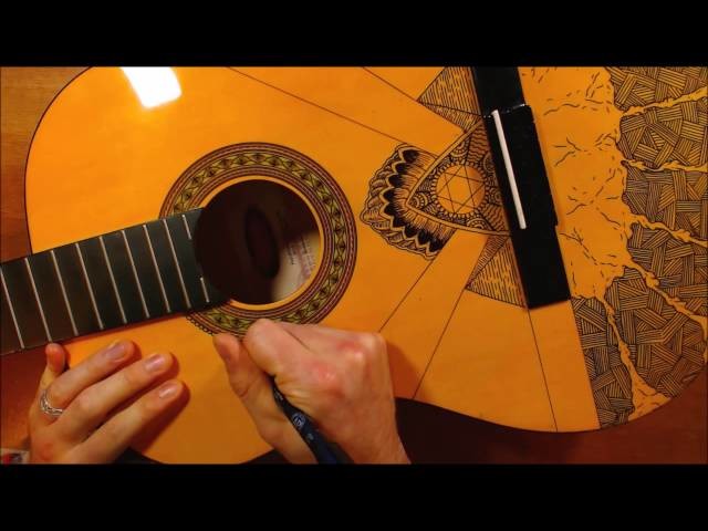 Drawing On My Guitar (with original music by me)