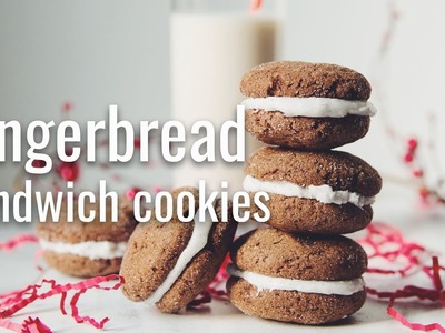GINGERBREAD SANDWICH COOKIES | hot for food