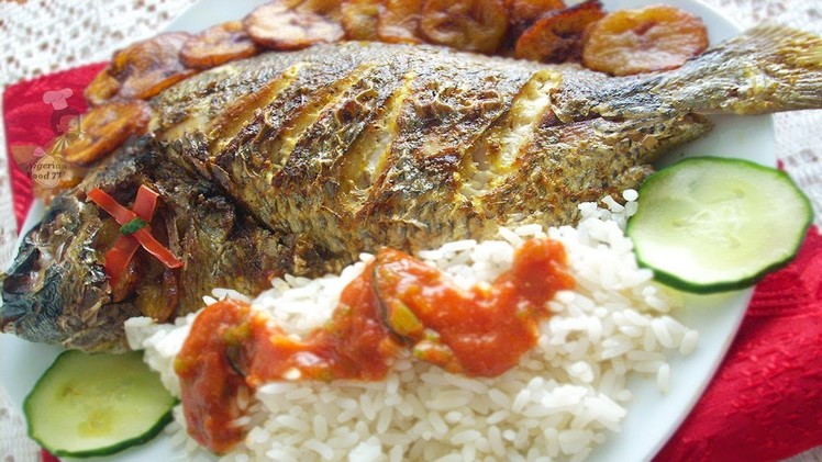 Grilled Fish (grilled tilapia fish) | Nigerian food recipes