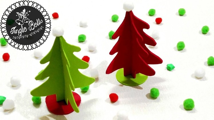 How to make a Christmas tree by paper, 5 minutes craft by paper Christmas tree, DIY Christmas tree