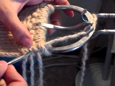 How to Make a Mohair Cinch, Part 7 (needle-off ends)