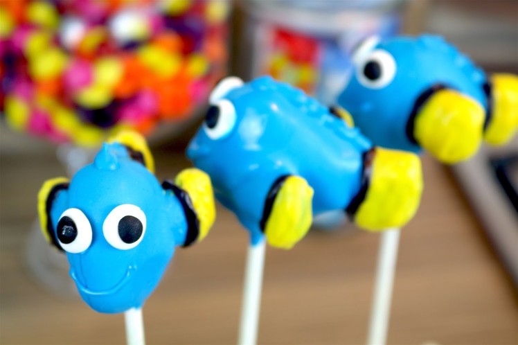 How To Make Finding Dory Cake Pops | CarlyToffle