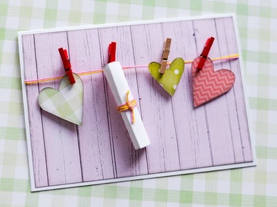How to Make - Greeting Card Surprise Valentine's Day - Step by Step DIY | Kartka Walentynki