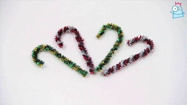 How to make pipe cleaner candy canes