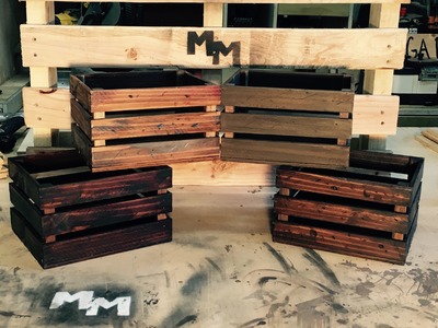 How to Make Rustic Decorative Crates