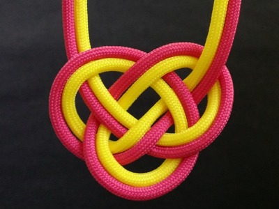 How to tie Double Coin knot (two-color)