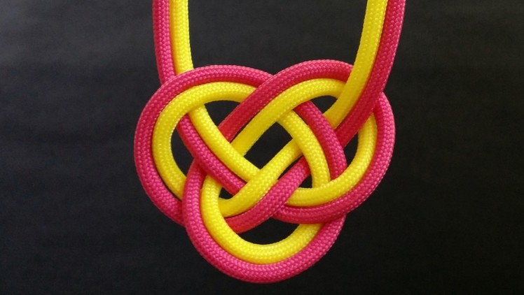 How to tie Double Coin knot (two-color)