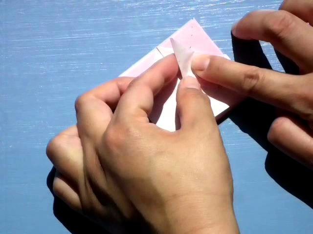 Japanese Traditional ORIGAMI "The folding paper-case for yarns"  2.2
