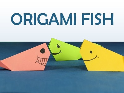 Kids Craft: Easy Origami for Kids, DIY Origami Fish Step by Step Tutorial