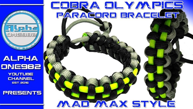 Mad Max paracord bracelet style Cobra Olympic bracelet 2016