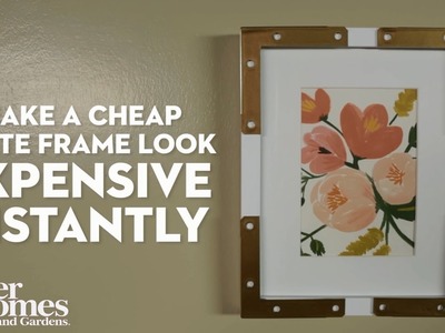Make a Cheap White Frame Look Expensive Instantly