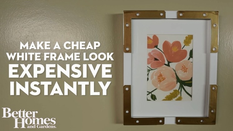 Make a Cheap White Frame Look Expensive Instantly