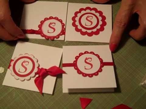 Monogram Mini Card Set - Gift Idea