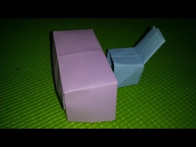 책상 종이접기 Origami   How to make an easy origami desk, writing table