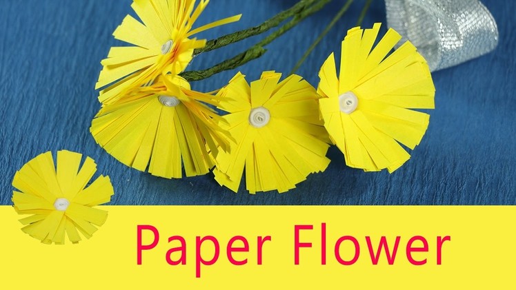 Paper Flower Craft for Kids - Very Easy DIY Paper Flowers
