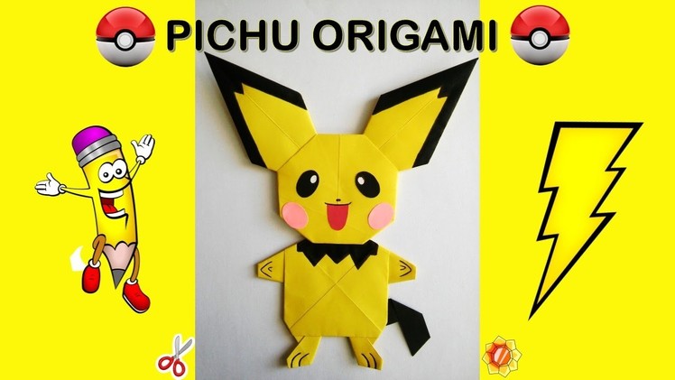 PICHU POKEMON GO how to make origami easy origami