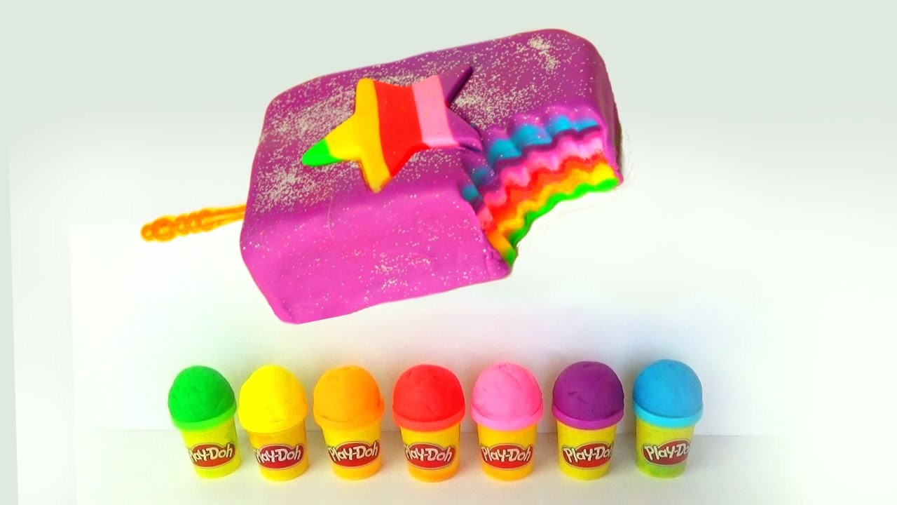 Play Doh Rainbow Popsicle How To Make Playdough Popsicles Rainbow Color Play Doh Rainbow Popsicle How To Make Playdough Popsicles Rainbow Color