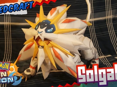 Pokemon Sun & Moon Papercraft ~ Solgaleo ~