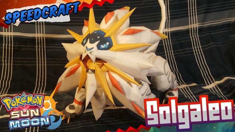Pokemon Sun & Moon Papercraft ~ Solgaleo ~
