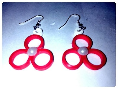 Quilling Earring | Earring designs making methods | Earrings Making Video | DIY Quilling Earring