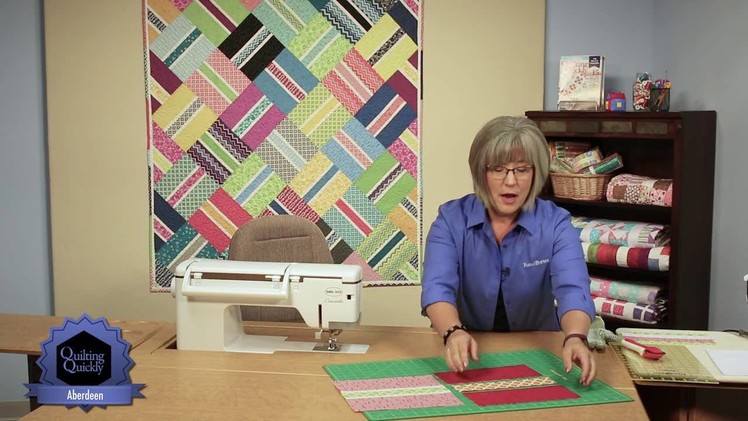 Quilting Quickly - Easy Aberdeen Lap Quilt