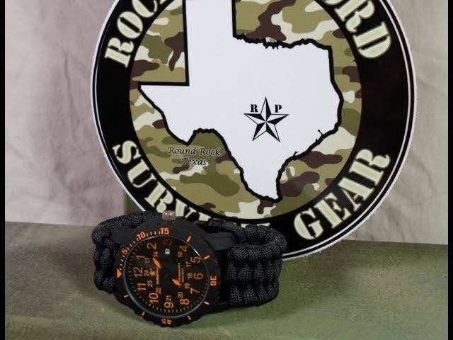 Rock Paracord - How to Make a Watchband (In-Line)