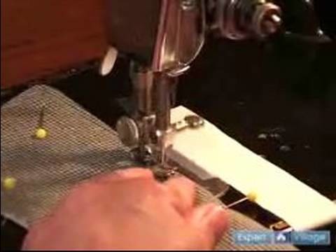 Sewing & Making a Men's Shirt : Sewing a Collar: Topstitching the Collar