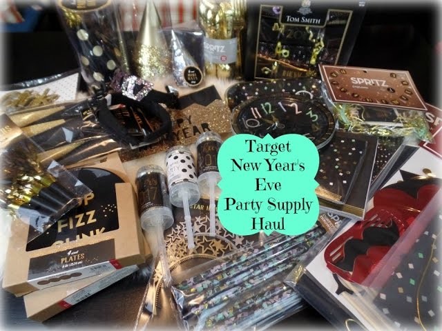 Target New Year's Eve Party Supply Haul- Dollar Spot & More