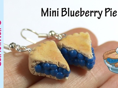 Tutorial: DIY Blueberry Pie Earrings - FIMO, Polymer Clay 