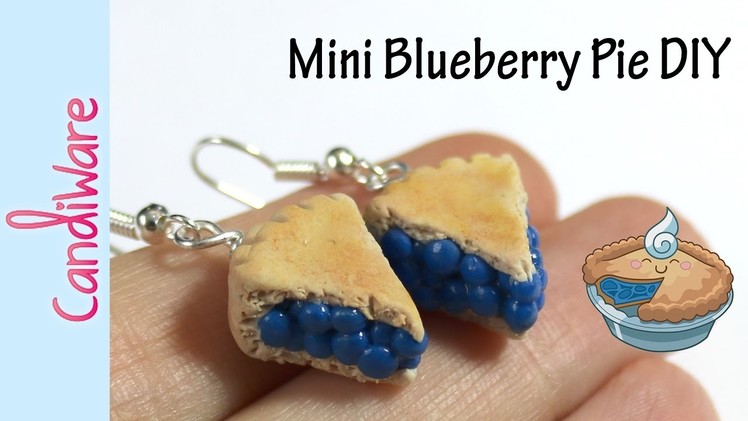 Tutorial: DIY Blueberry Pie Earrings - FIMO, Polymer Clay 