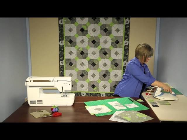 Twist Of Lime Quilt Kit - Keepsake Quilting - 10" Squares And Modern Colors Make A Dramatic Quilt