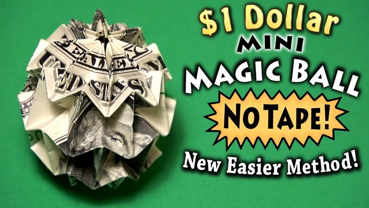 $1 Dollar Mini Magic Ball - NO TAPE!
