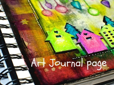 Art Journal Page #3 Christmas time