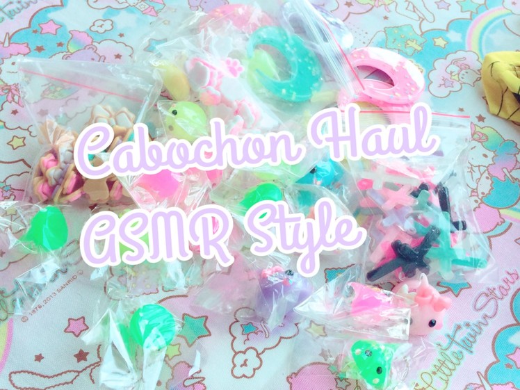 ASMR Style Cabochon Haul.Package opening