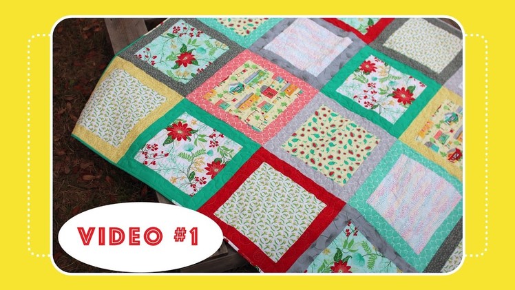 Blox Quilt Along with The Crafty Gemini - Video #1 of 3