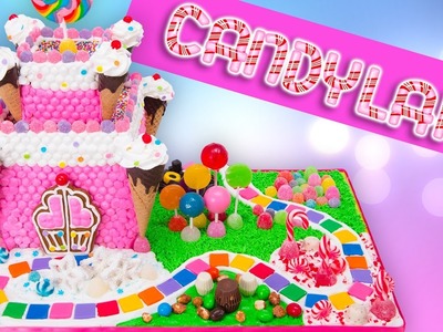Candyland Gingerbread Castle Cake (Candy Land Gingerbread House)