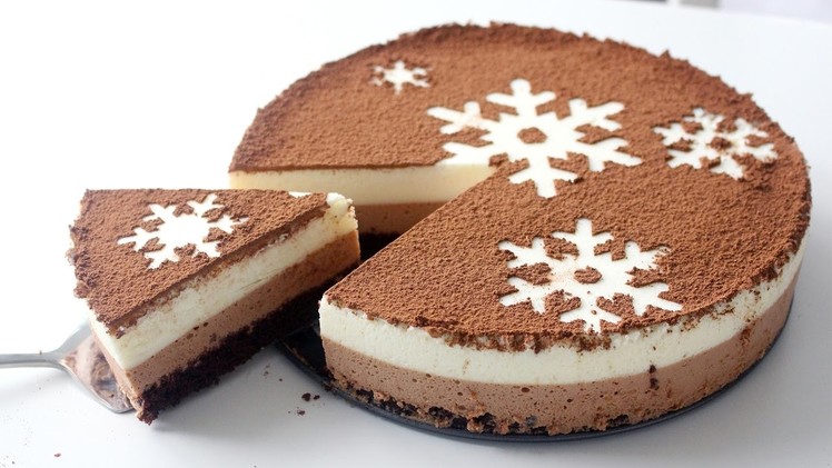 Chocolate Snowflake Mousse Cake | RECIPE