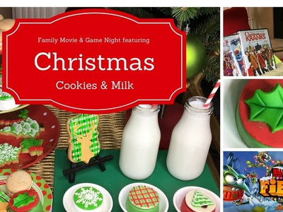 Christmas Cookies & Milk + Family Game and Movie Night Ideas