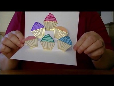 Cupcakes Pop Up Cards
