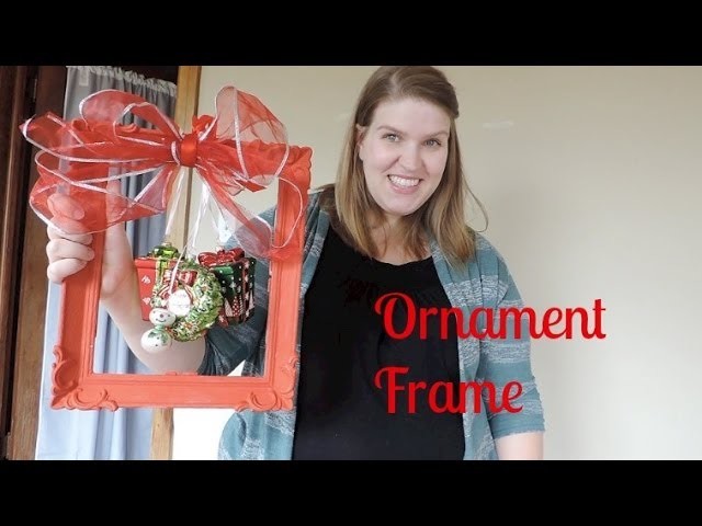 DIY Christmas Ornament Frame