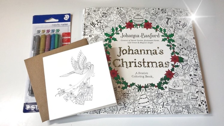 Flip Through: Johanna's Christmas | A Festive Coloring Book By Johanna Basford