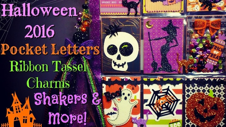 Halloween Shakers, Pocket Letters, Ribbon Tassel Charms & More!