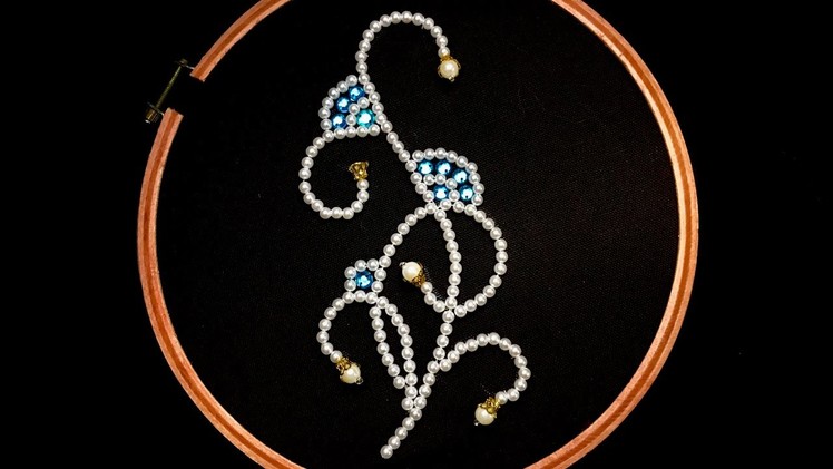 Hand Embroidery: Bead Embroidery (Pearls)