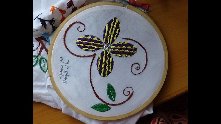 Hand Embroidery Designs # 178 - Straight stitch designs