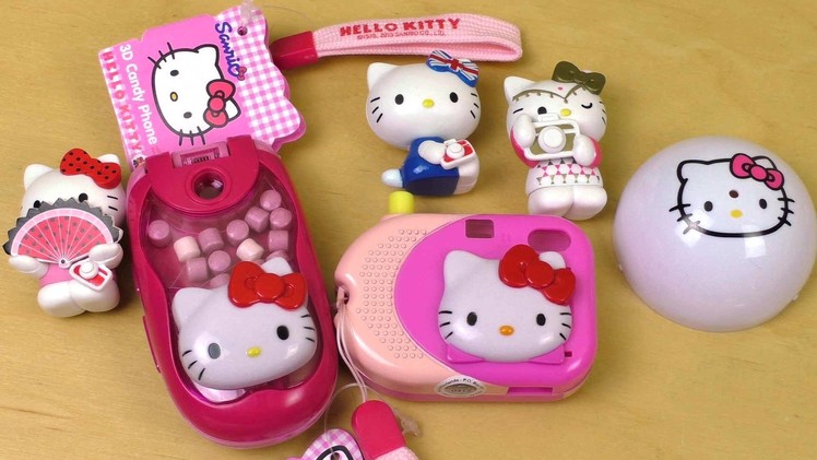 Hello Kitty Candy Camera | Candy Phone | Surprise Ball