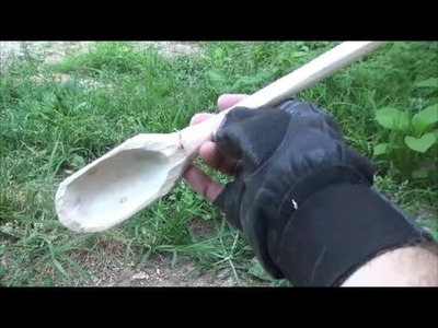 How to carve a wood spoon with just a knife