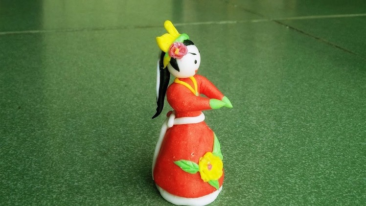 How To Create Doll Girl From Rice Flour - Tò He Art