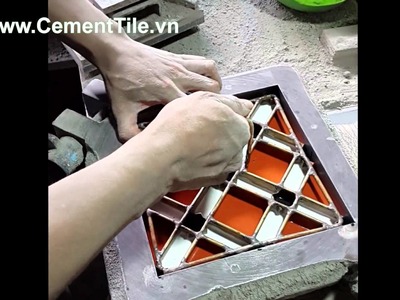 How to made encaustic cement tiles ?
