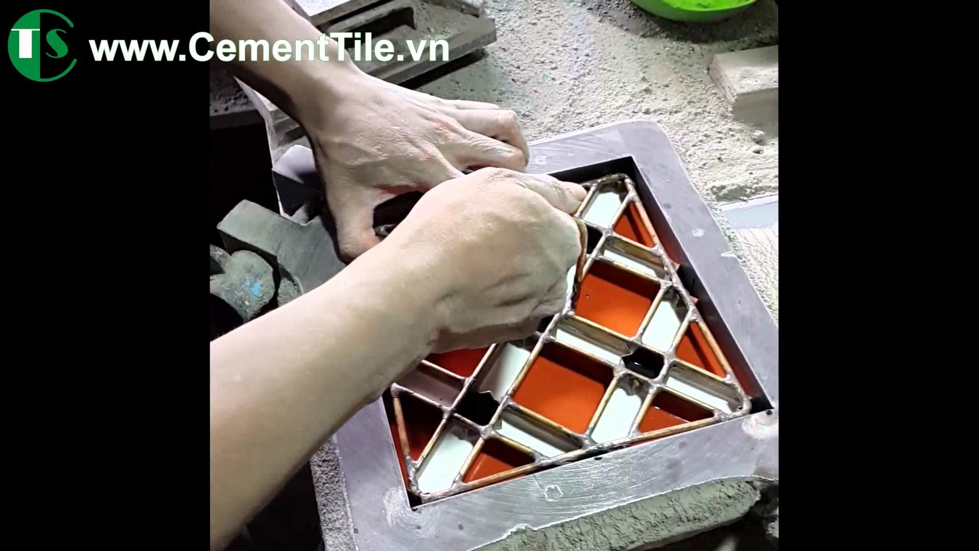 How to made encaustic cement tiles ?