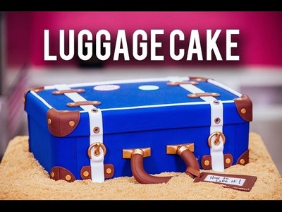 How To Make A LUGGAGE CAKE! Kick Off The New Year With Chocolate Cake & Three Types Of BUTTERCREAM!